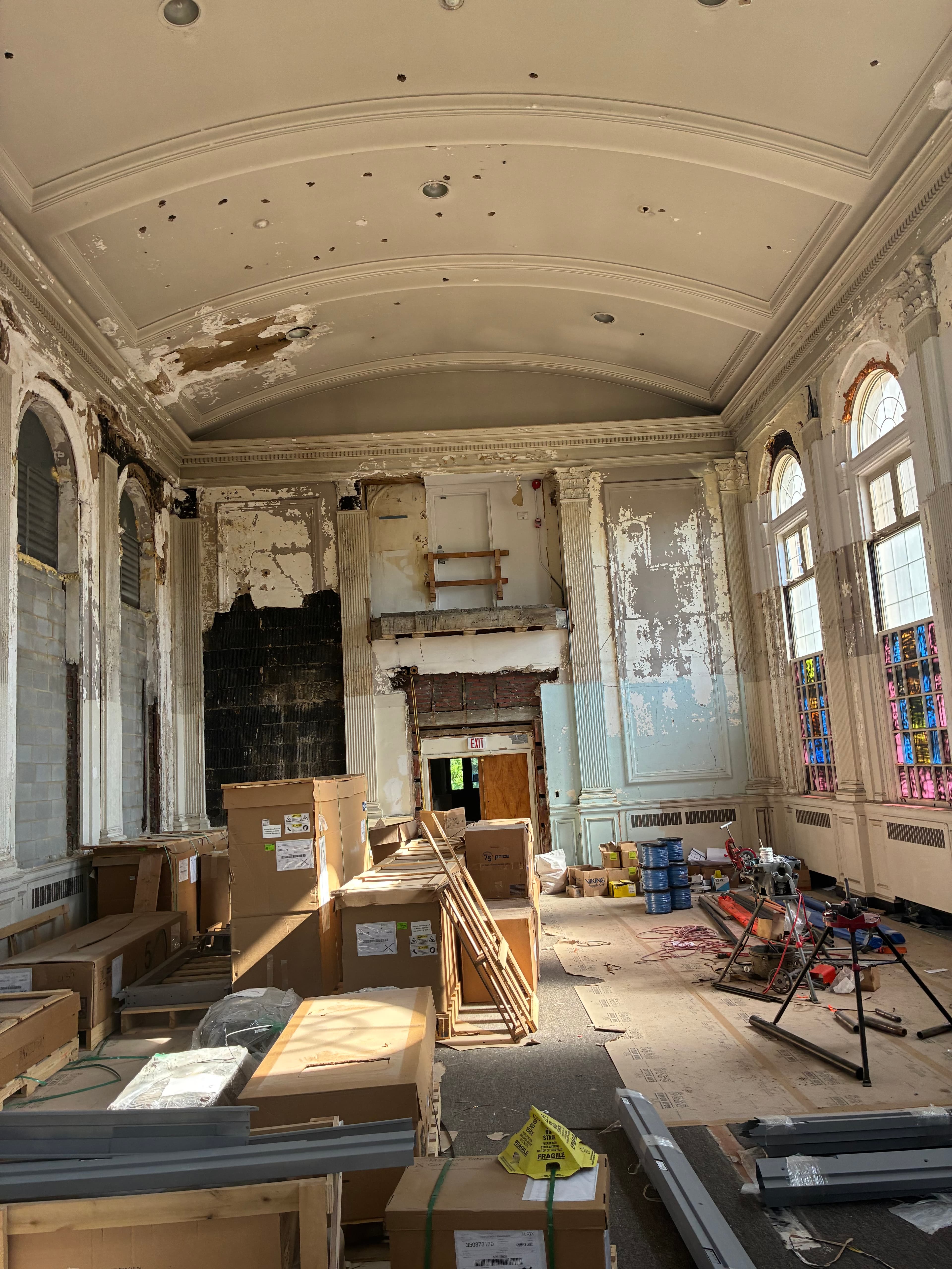 Balcony at the new DMU chapel